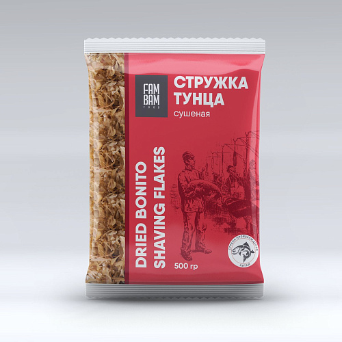 Стружка тунца сушеная FAM BAM (Thunnus) 500 г