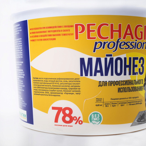 Майонез Pechagin Professional 78% 5 л.