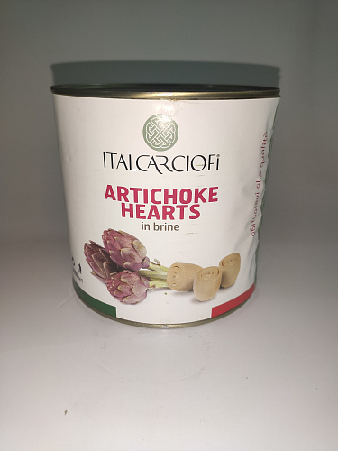 Артишоки целые в собственном соку 2500гр "Italcarciofi" 