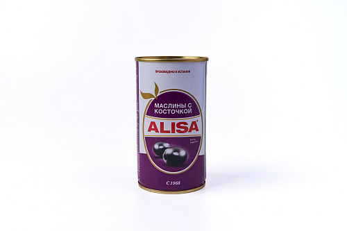 Маслины Alisa с косточкой 350 г.