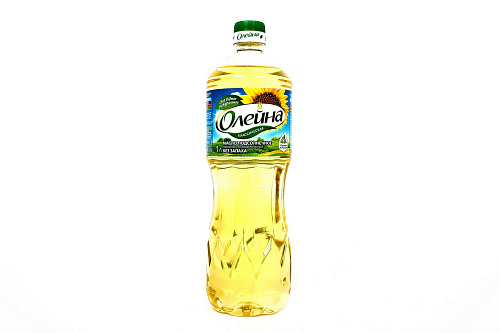 Масло подсолнечное "Олейна" 1 л 