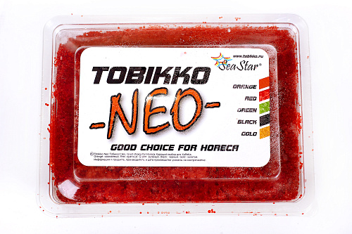 Икра летучей рыбы "Нео Тобико" красная 0.5 кг 