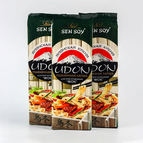 Лапша Сэнсой Премиум пшеничная UDON 300 г.