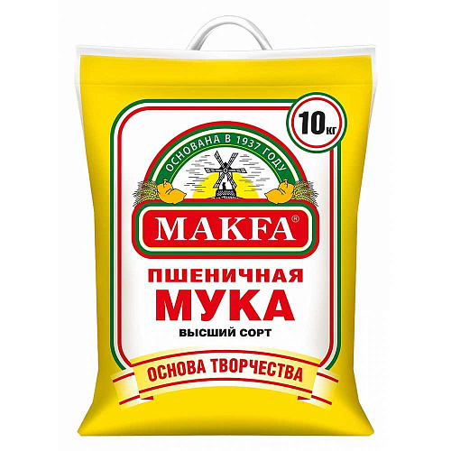 Мука Макфа пшеничная 10 кг.