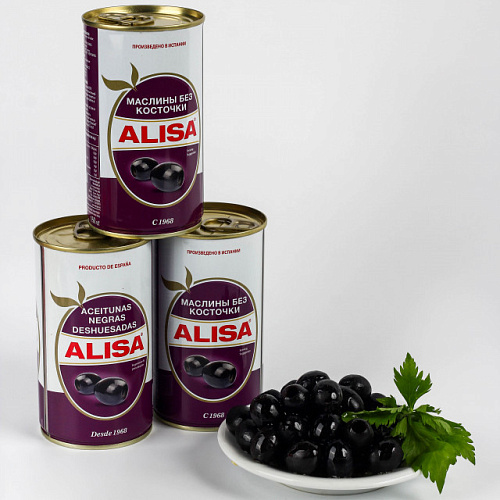 Маслины без косточки Alisa 350 г.