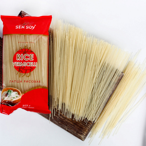 Лапша Сэнсой Премиум рисовая RICE VERMICELLI 500 г.