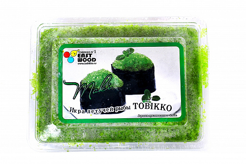 Икра летучей рыбы "Тобико МАКИ" зелёная 0.5 кг