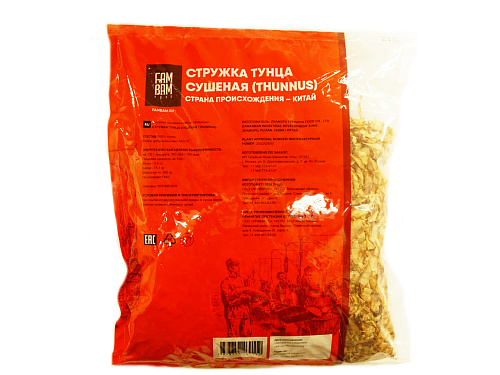 Стружка тунца сушеная FAM BAM (Thunnus) 500 г