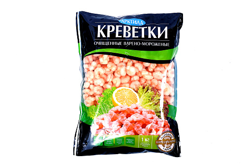 Креветки очищенные варено-мороженые 200/300 1 кг
