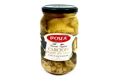Артишоки "по-римски" в масле "И.П.О.С.Е.А." 0.510 гр