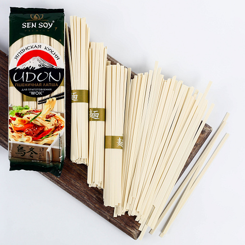 Лапша Сэнсой Премиум пшеничная UDON 300 г.