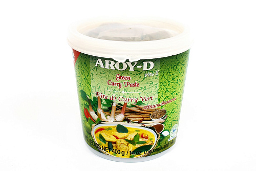 Паста Карри зелёная AROY-D 0.4 л