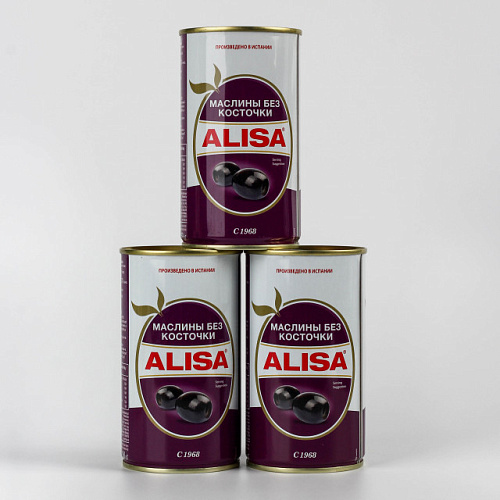 Маслины без косточки Alisa 350 г.