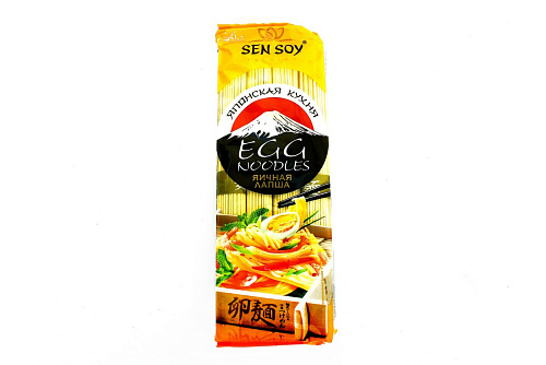 Лапша яичная EGG NOODLES SenSoy 300г