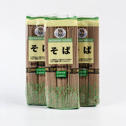 Лапша гречневая SOBA Green Label 300 г.