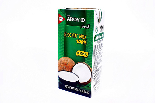 Молоко кокосовое 60% жирности AROY-D 1 л