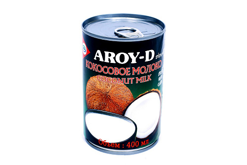 Молоко кокосовое AROY-D жир. 60% 0.400 л ж/б