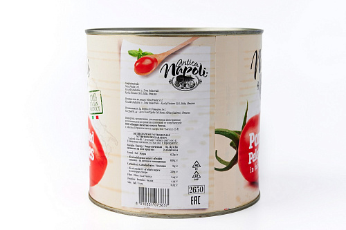 Томаты Antica Napoli очищенные целые в томатном соке 2,5 кг.