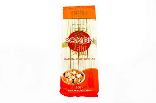 Лапша пшеничная SOMEN SenSoy 300г 