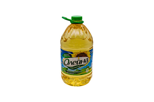Масло подсолнечное Олейна 5 л