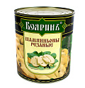 Шампиньоны Бояринъ с вешенкой резаные 3100 мл.